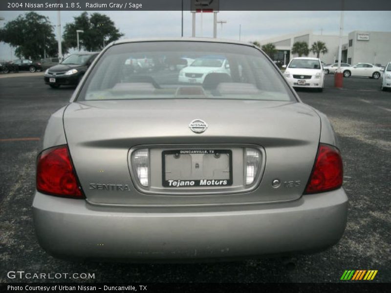 Radium Gray / Sage 2004 Nissan Sentra 1.8 S