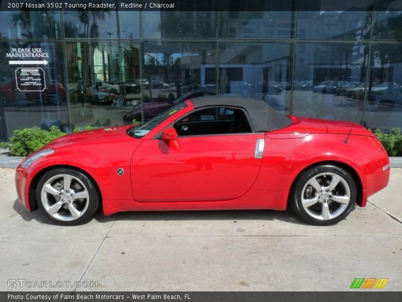 Redline / Charcoal 2007 Nissan 350Z Touring Roadster