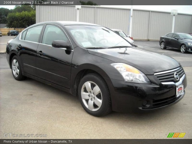 Super Black / Charcoal 2008 Nissan Altima 2.5 S