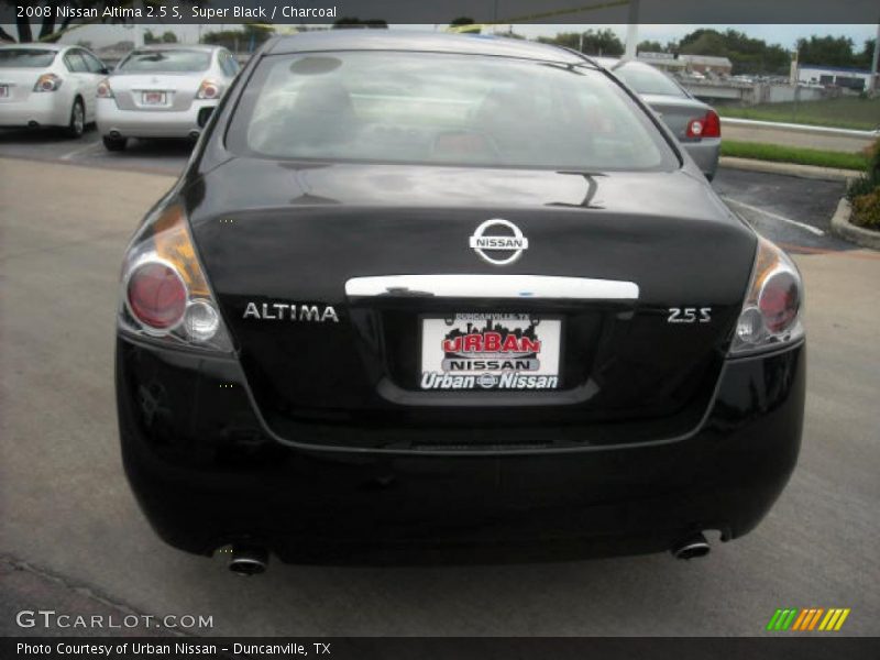 Super Black / Charcoal 2008 Nissan Altima 2.5 S