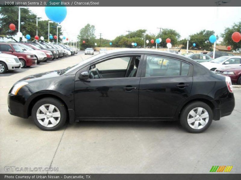Super Black / Charcoal/Steel 2008 Nissan Sentra 2.0