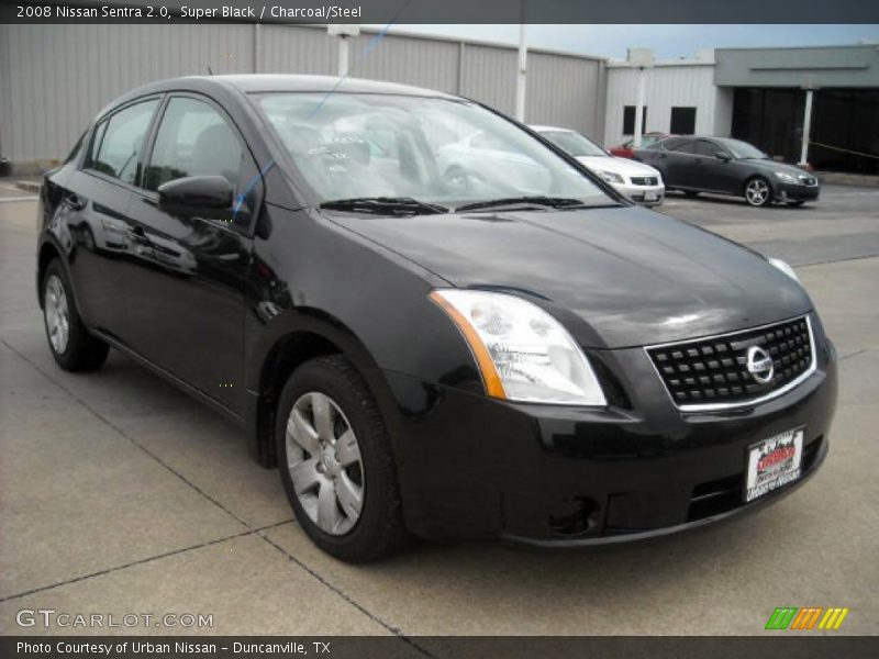 Super Black / Charcoal/Steel 2008 Nissan Sentra 2.0