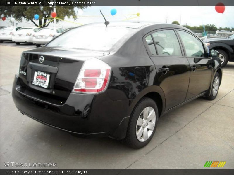 Super Black / Charcoal/Steel 2008 Nissan Sentra 2.0