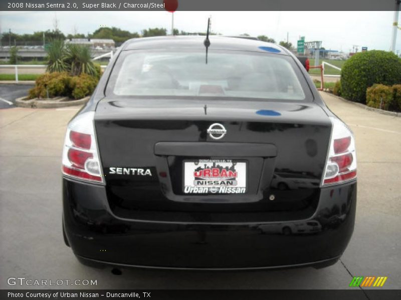 Super Black / Charcoal/Steel 2008 Nissan Sentra 2.0