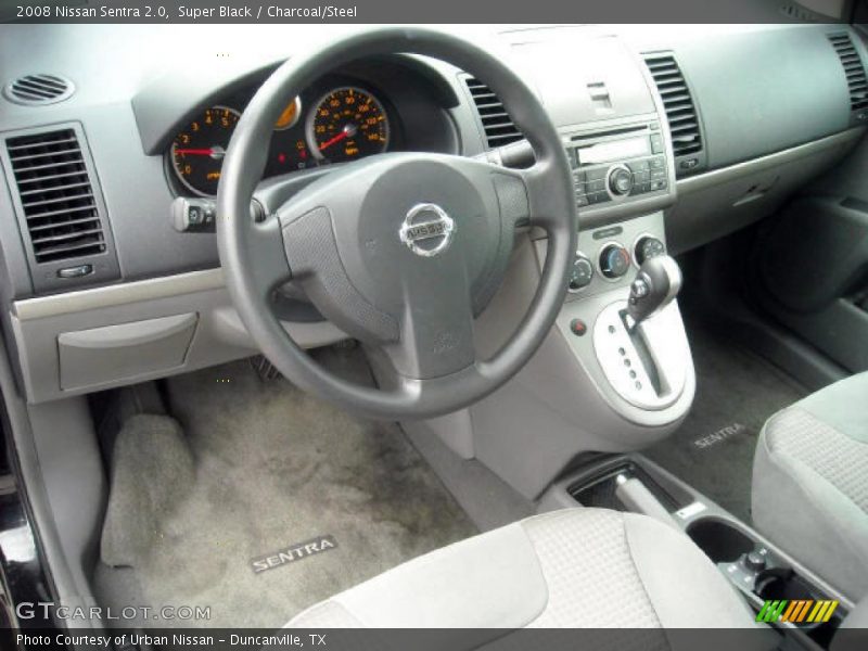 Super Black / Charcoal/Steel 2008 Nissan Sentra 2.0