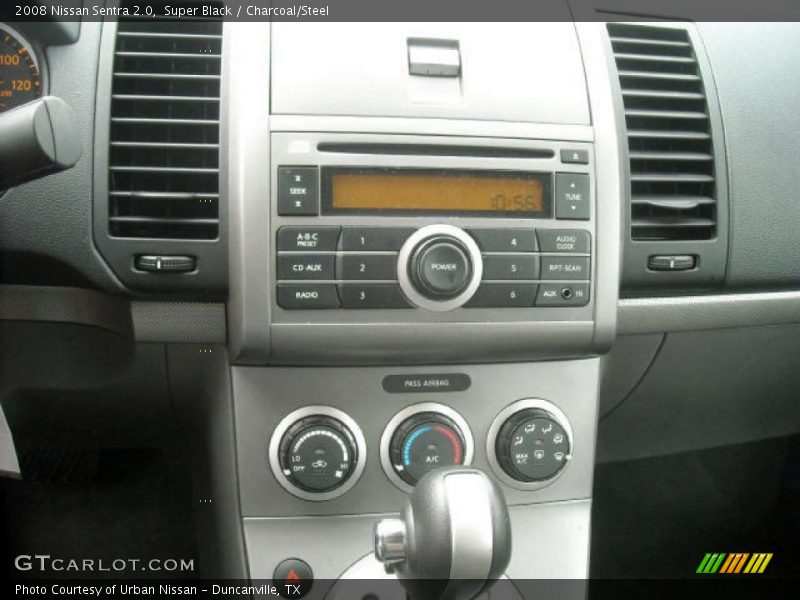 Super Black / Charcoal/Steel 2008 Nissan Sentra 2.0