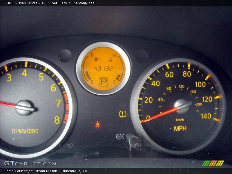 Super Black / Charcoal/Steel 2008 Nissan Sentra 2.0
