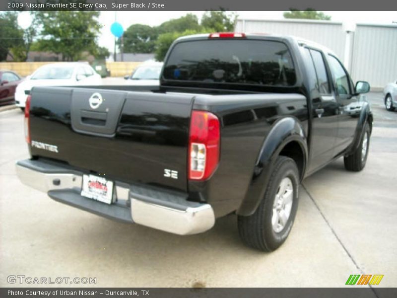 Super Black / Steel 2009 Nissan Frontier SE Crew Cab