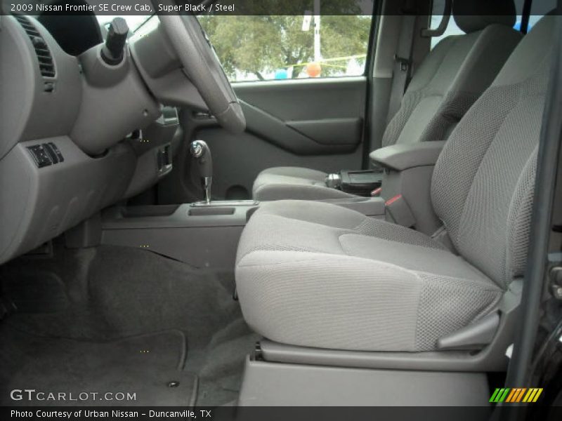 Super Black / Steel 2009 Nissan Frontier SE Crew Cab