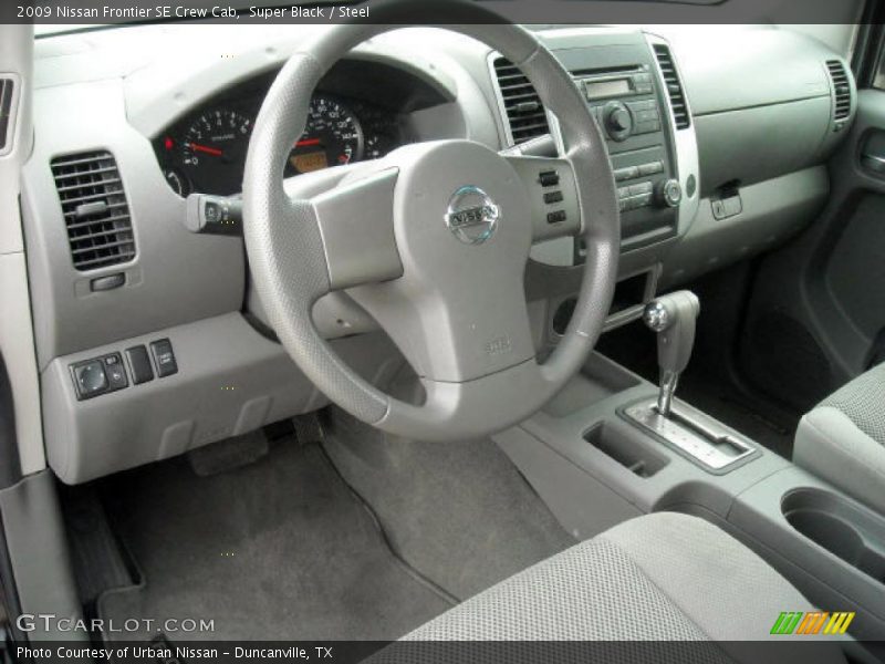 Super Black / Steel 2009 Nissan Frontier SE Crew Cab