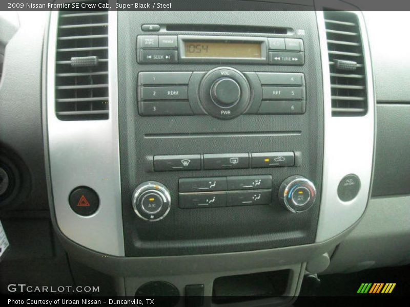 Super Black / Steel 2009 Nissan Frontier SE Crew Cab
