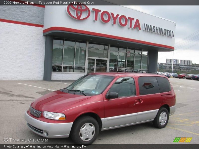 Toreador Red Metallic / Portland Gray 2002 Mercury Villager