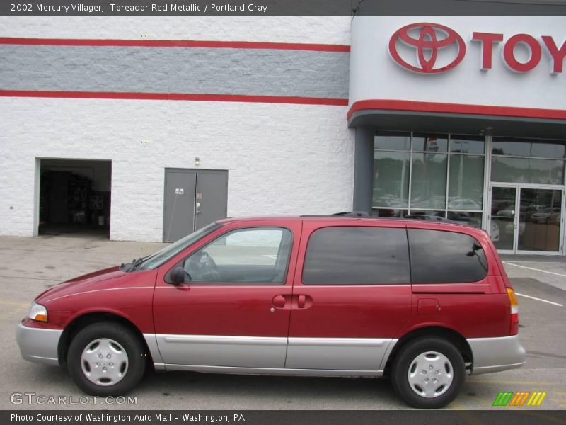Toreador Red Metallic / Portland Gray 2002 Mercury Villager