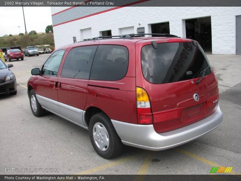 Toreador Red Metallic / Portland Gray 2002 Mercury Villager