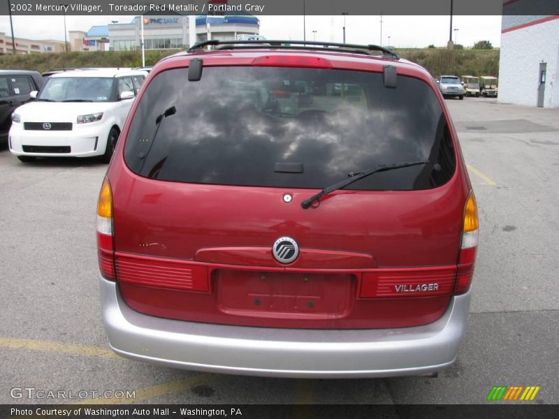 Toreador Red Metallic / Portland Gray 2002 Mercury Villager