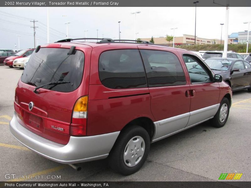 Toreador Red Metallic / Portland Gray 2002 Mercury Villager