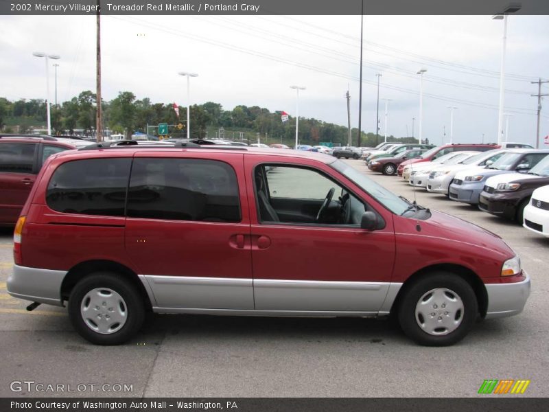 Toreador Red Metallic / Portland Gray 2002 Mercury Villager