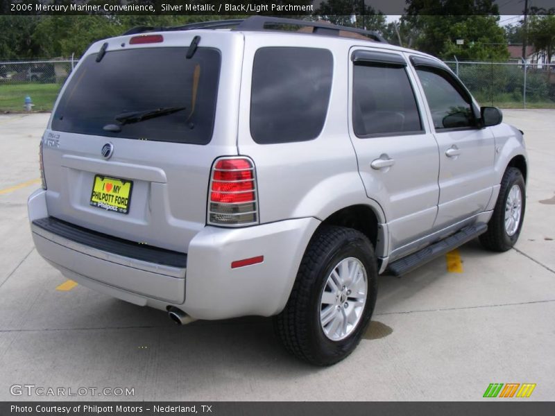 Silver Metallic / Black/Light Parchment 2006 Mercury Mariner Convenience