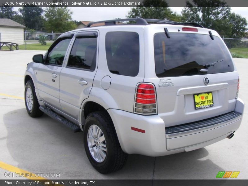 Silver Metallic / Black/Light Parchment 2006 Mercury Mariner Convenience