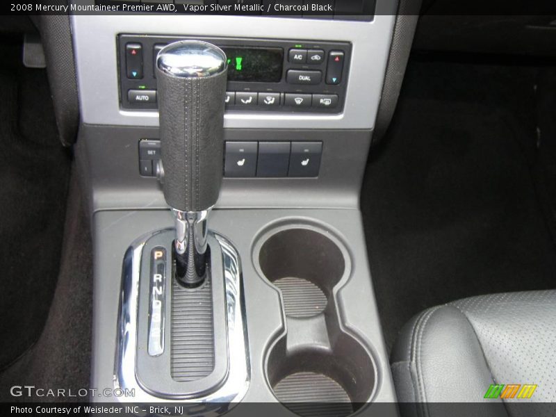 Vapor Silver Metallic / Charcoal Black 2008 Mercury Mountaineer Premier AWD