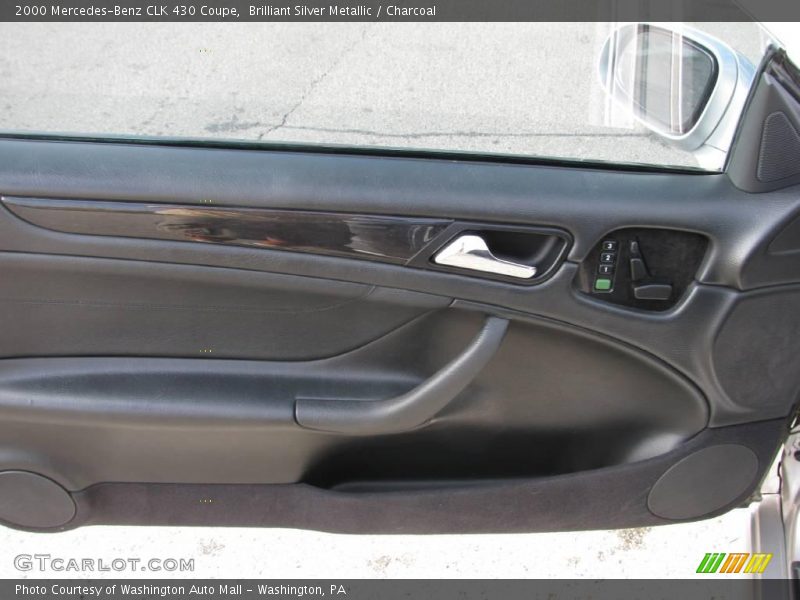 Brilliant Silver Metallic / Charcoal 2000 Mercedes-Benz CLK 430 Coupe