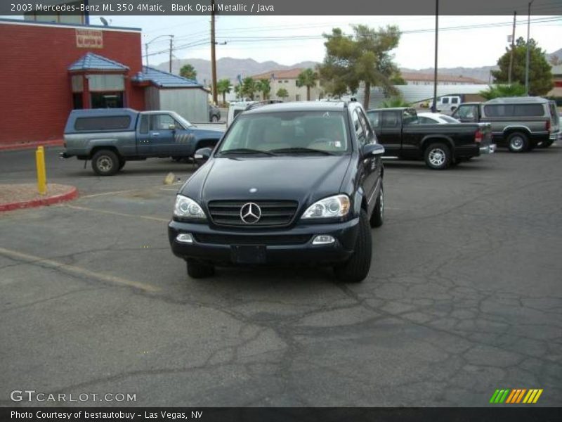 Black Opal Metallic / Java 2003 Mercedes-Benz ML 350 4Matic