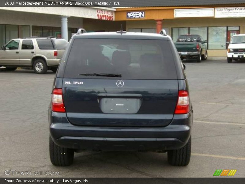 Black Opal Metallic / Java 2003 Mercedes-Benz ML 350 4Matic
