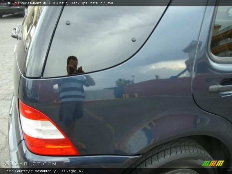 Black Opal Metallic / Java 2003 Mercedes-Benz ML 350 4Matic