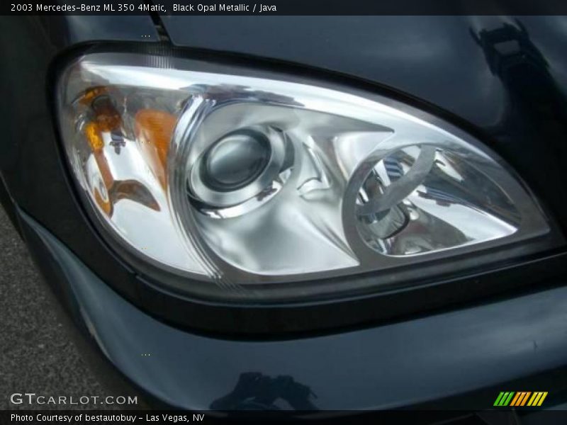 Black Opal Metallic / Java 2003 Mercedes-Benz ML 350 4Matic