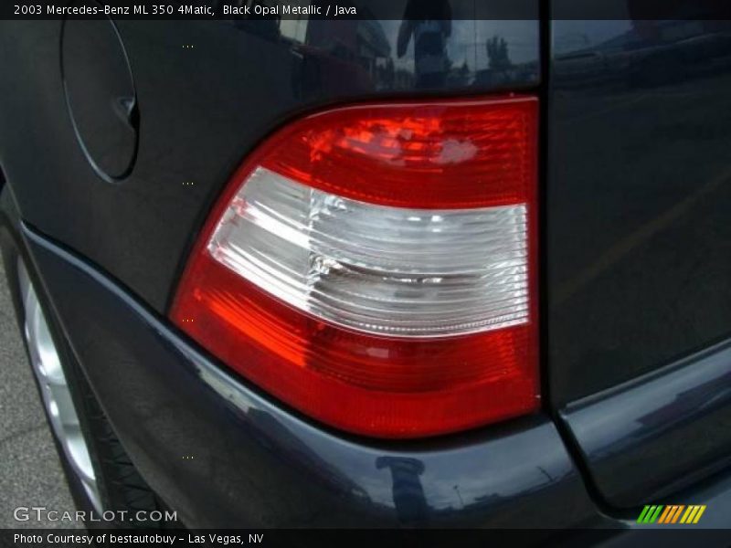 Black Opal Metallic / Java 2003 Mercedes-Benz ML 350 4Matic