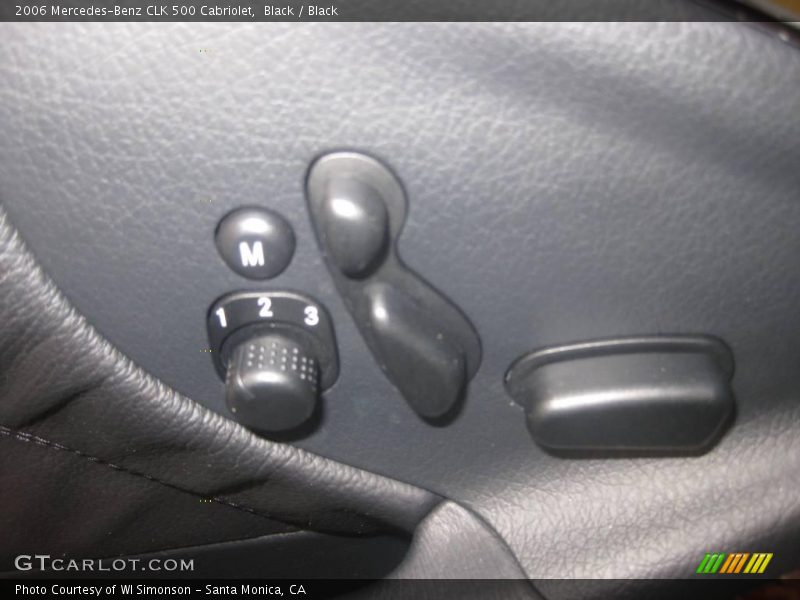 Black / Black 2006 Mercedes-Benz CLK 500 Cabriolet