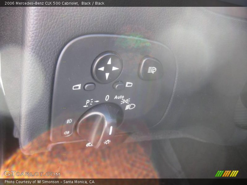 Black / Black 2006 Mercedes-Benz CLK 500 Cabriolet