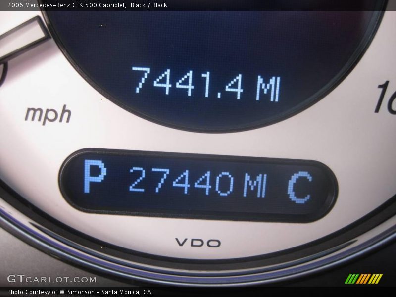 Black / Black 2006 Mercedes-Benz CLK 500 Cabriolet