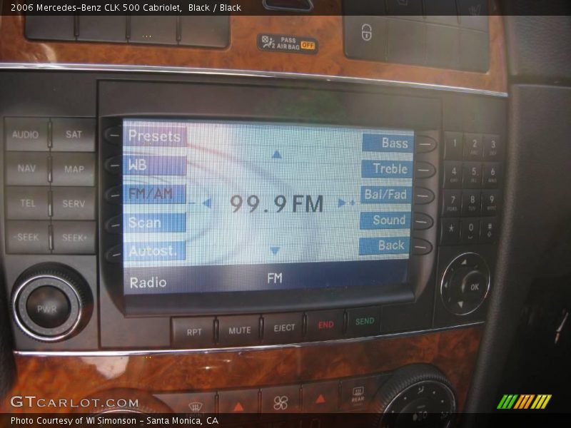 Black / Black 2006 Mercedes-Benz CLK 500 Cabriolet