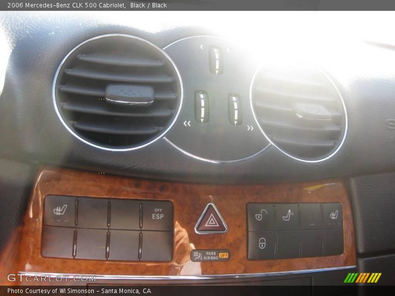 Black / Black 2006 Mercedes-Benz CLK 500 Cabriolet