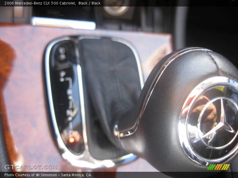 Black / Black 2006 Mercedes-Benz CLK 500 Cabriolet