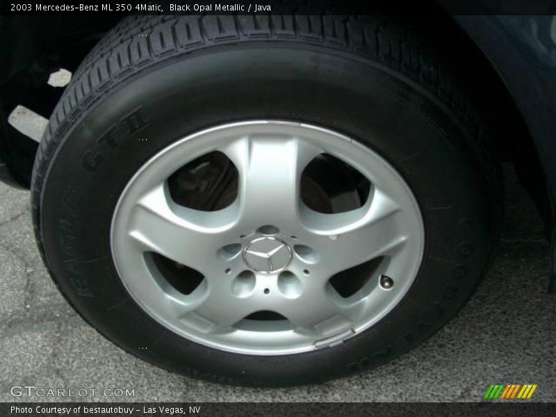 Black Opal Metallic / Java 2003 Mercedes-Benz ML 350 4Matic