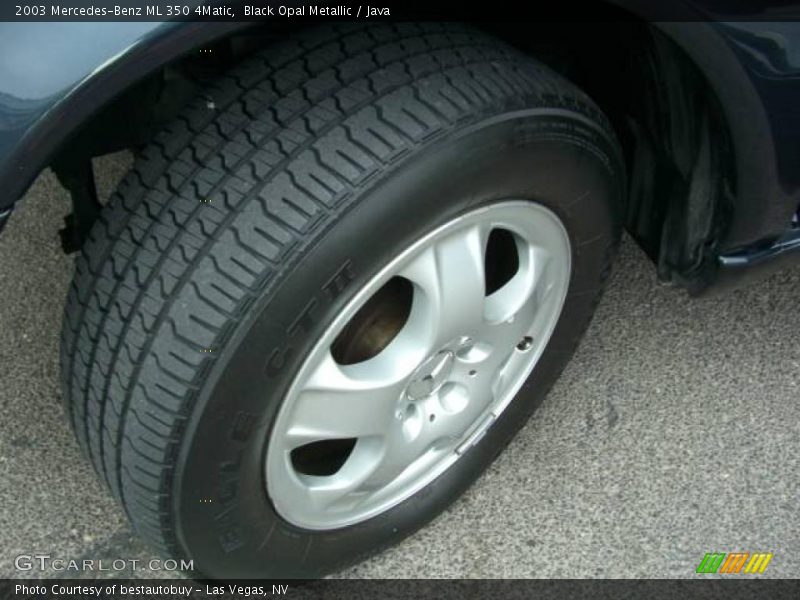Black Opal Metallic / Java 2003 Mercedes-Benz ML 350 4Matic