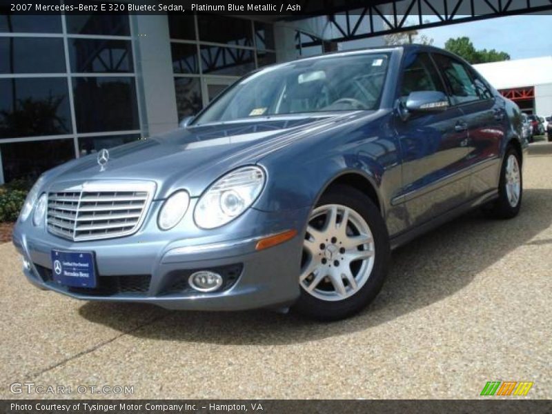 Platinum Blue Metallic / Ash 2007 Mercedes-Benz E 320 Bluetec Sedan