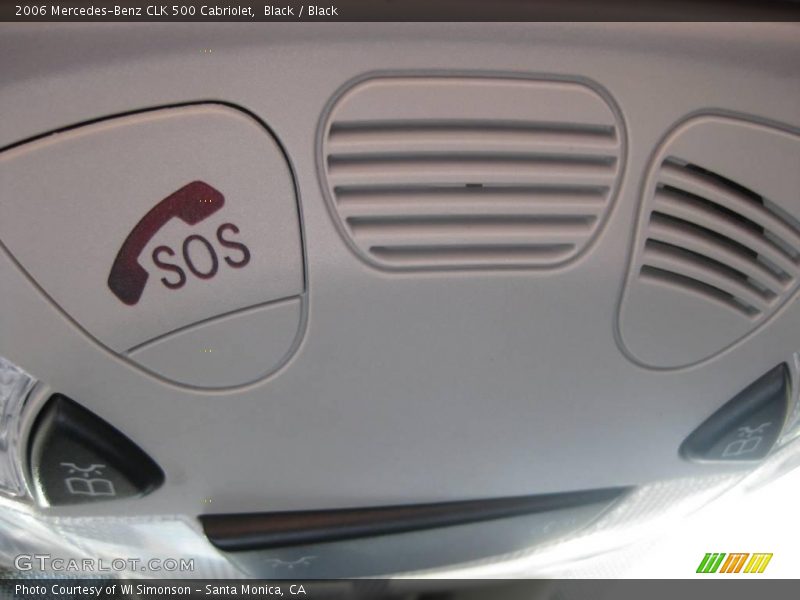 Black / Black 2006 Mercedes-Benz CLK 500 Cabriolet