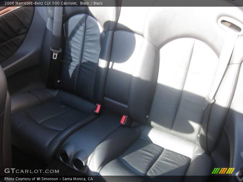 Black / Black 2006 Mercedes-Benz CLK 500 Cabriolet