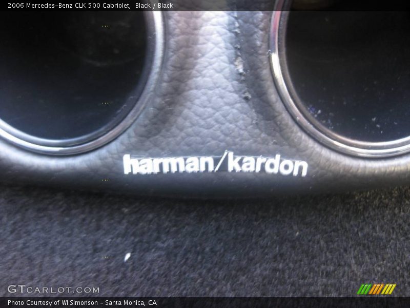 Black / Black 2006 Mercedes-Benz CLK 500 Cabriolet