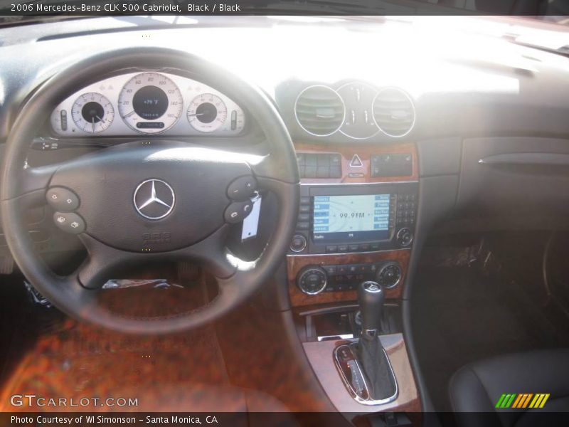 Black / Black 2006 Mercedes-Benz CLK 500 Cabriolet