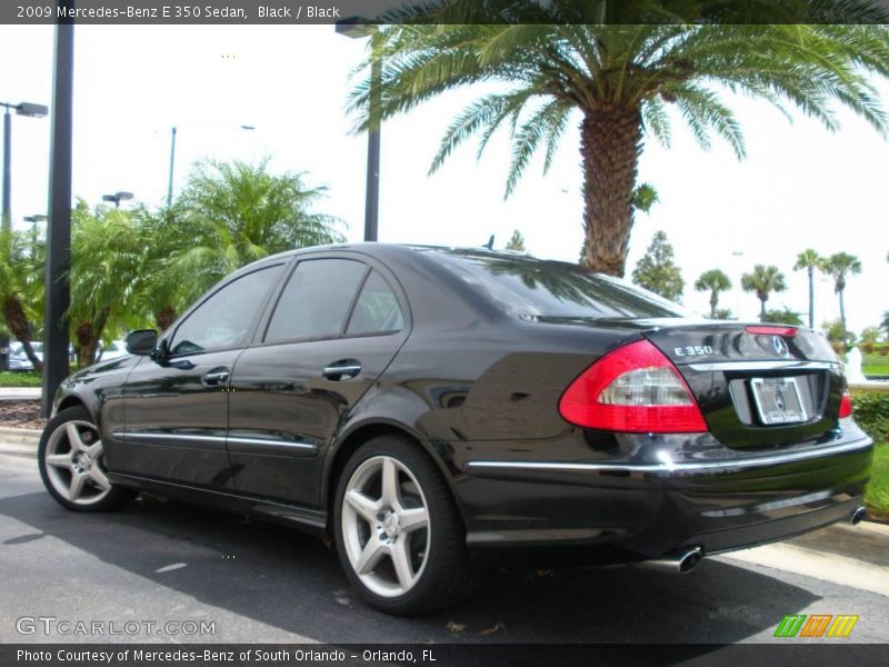 Black / Black 2009 Mercedes-Benz E 350 Sedan