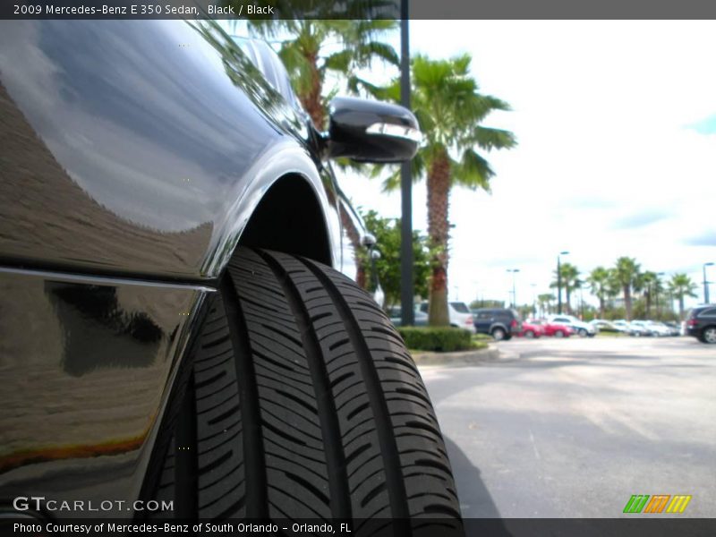 Black / Black 2009 Mercedes-Benz E 350 Sedan