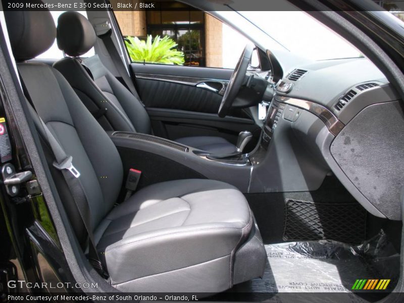Black / Black 2009 Mercedes-Benz E 350 Sedan