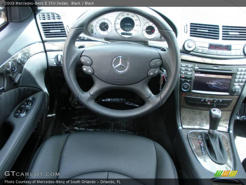 Black / Black 2009 Mercedes-Benz E 350 Sedan