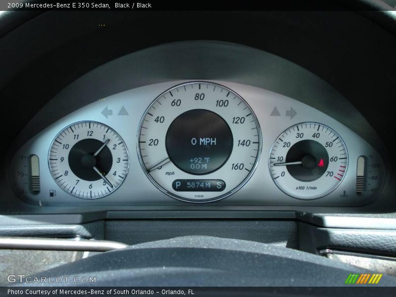 Black / Black 2009 Mercedes-Benz E 350 Sedan
