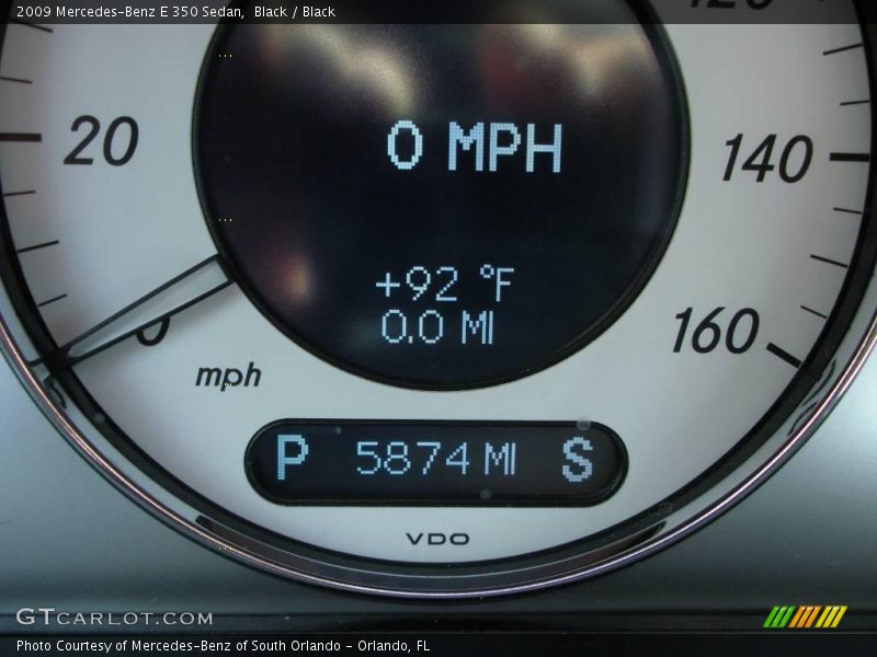 Black / Black 2009 Mercedes-Benz E 350 Sedan