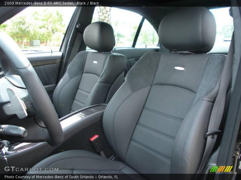 Black / Black 2009 Mercedes-Benz E 63 AMG Sedan